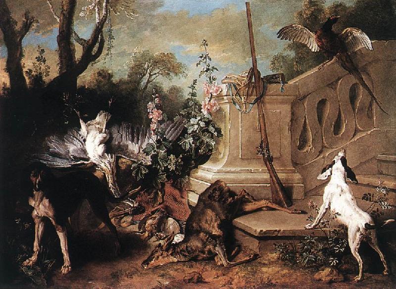 OUDRY, Jean-Baptiste Dead Roe ag Sweden oil painting art